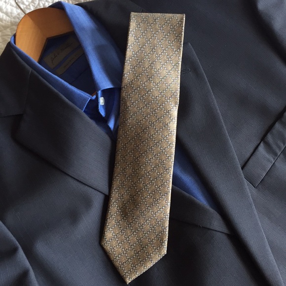 gg pattern silk tie